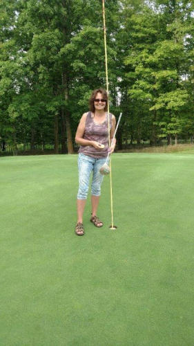 What a great day! Hole in one!